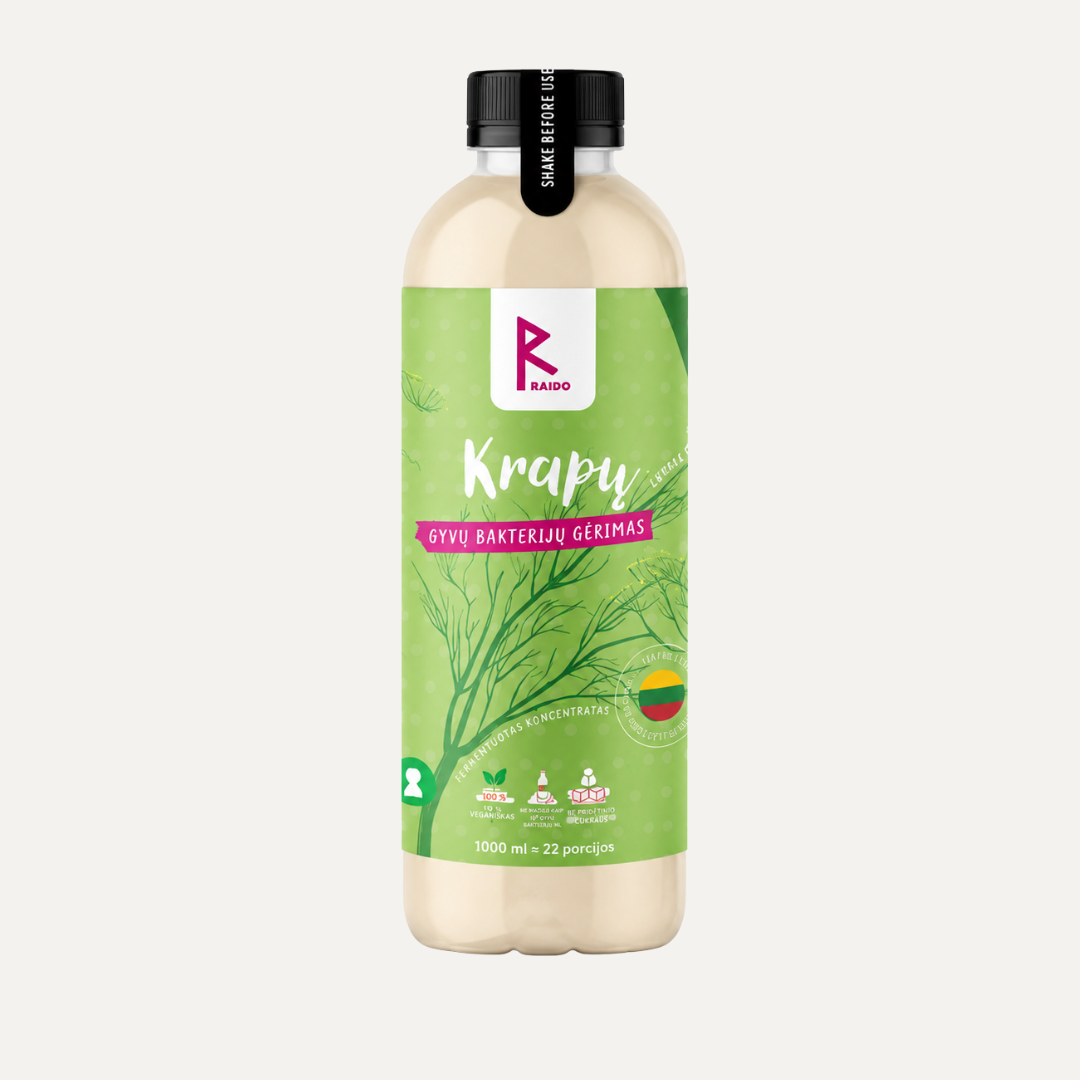 raido-krapu-skonio-fermentuotas-avizu-koncentratas-1000ml Fermentuotas avižų koncentratas su krapų skoniu RAIDO 1000 ml